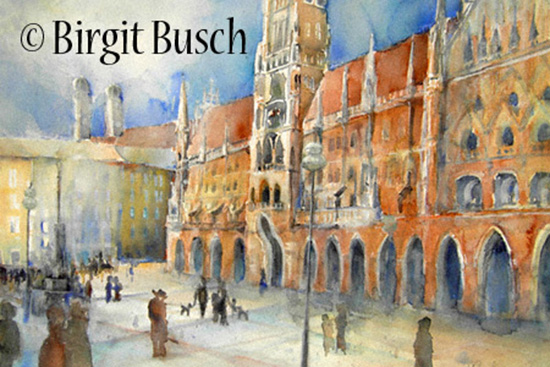 Aquarell München Aquarell München