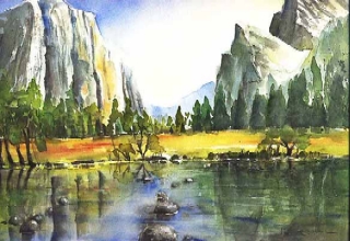 Aquarell Kaufen Spiegelung