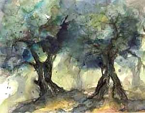 tree watercolor