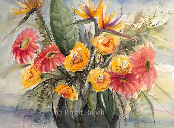 Aquarell Blumen