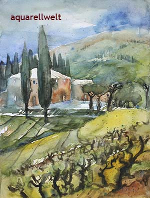 landscape of art tuscany