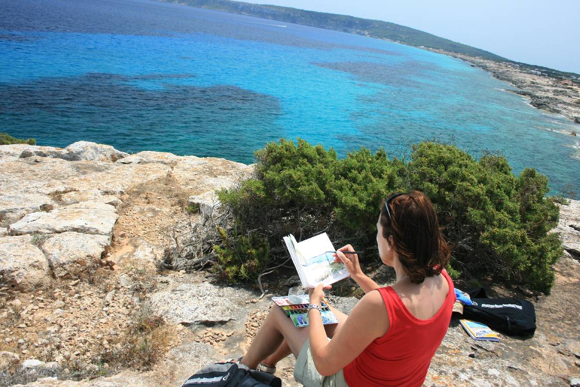 Aquarell Formentera