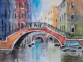 venice watercolor